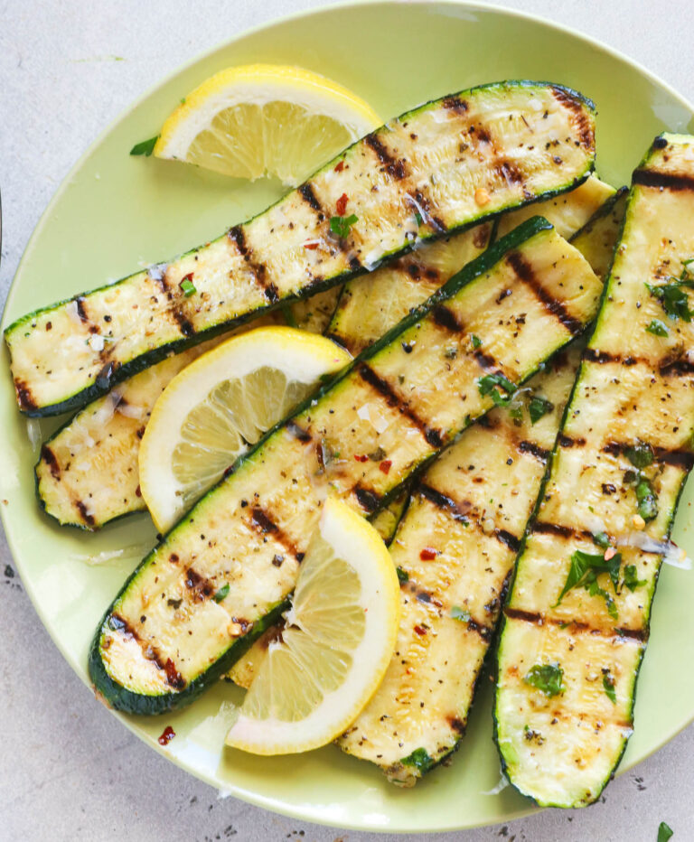 Tender Grilled Zucchini