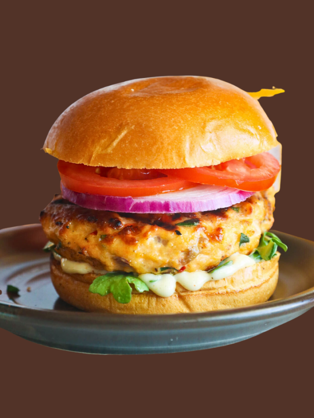How to Grill the Best Salmon Burger with Cajun Garlic Aioli