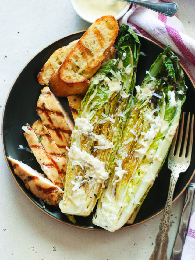 Grilled Chicken Caesar Salad Never Tasted this Good!