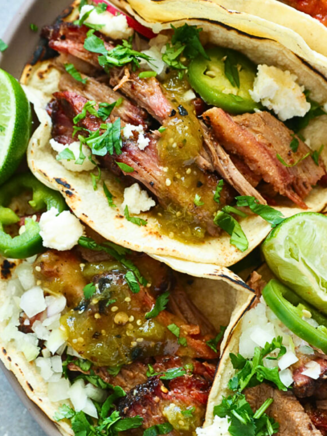 Brisket Tacos: Perfect Blend of Smoke & Savory!